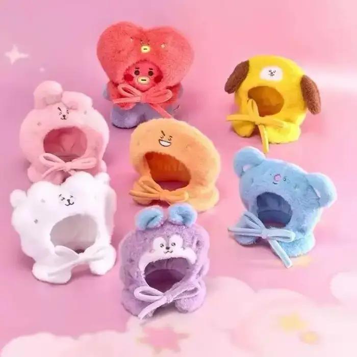BT21 Kawaii DIY Cross Dressing Cooky Chimmy Shooky Cute Cartoon Rj Mang Koya Concert Light Set Doll