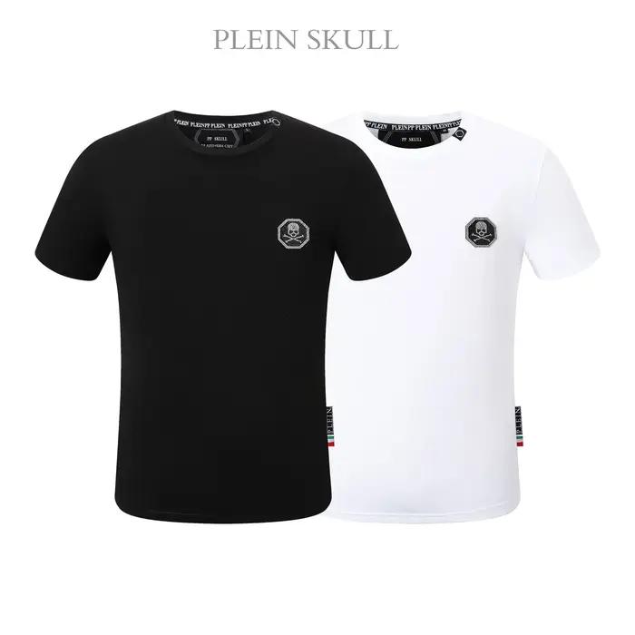 T-shirt en coton pour homme Plein Skull, nouvelle tendance, classique, respirant, décontracté, à man