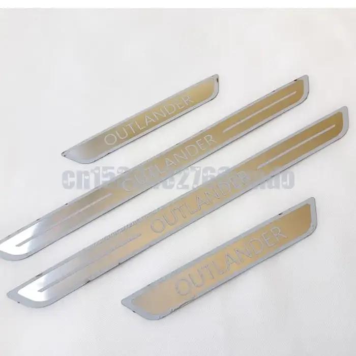 Plaque de seuil en acier inoxydable pour Outlander, seuil de porte, pédale de bienvenue, style de vo
