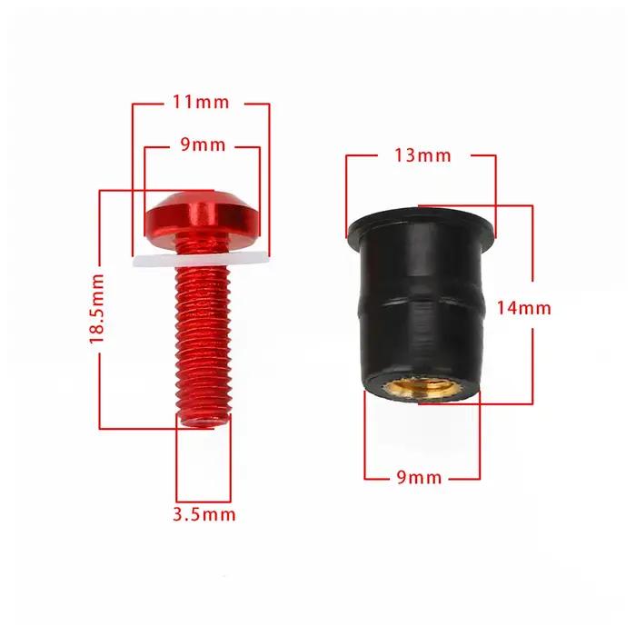 Boulon de carénage de pare-brise de moto, écrous à vis pour HONDA Africa Twin CRF1100L CRF1000L CRF