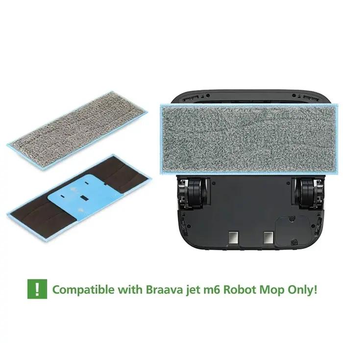 Pour iRobot Braava Jet M6 Robot aspirateur vadrouille tissus chiffons tampons accessoires de remplac