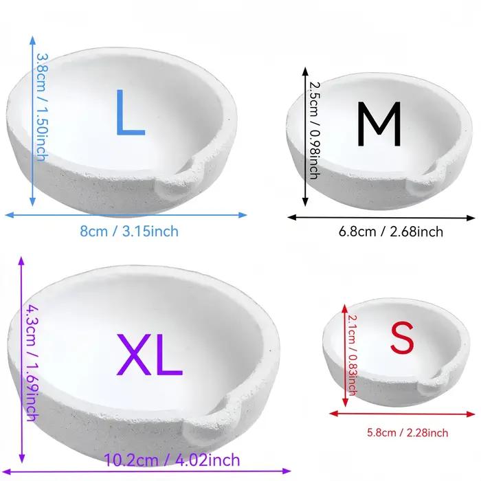 Bol de Fusion en Quartz Adapté pour la Fabrication de Bijoux Occasions Spéciales