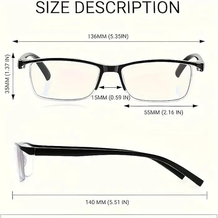 Lunettes de lecture à la mode, Design classique avec matériau PC, unisexe, expérience de lecture con