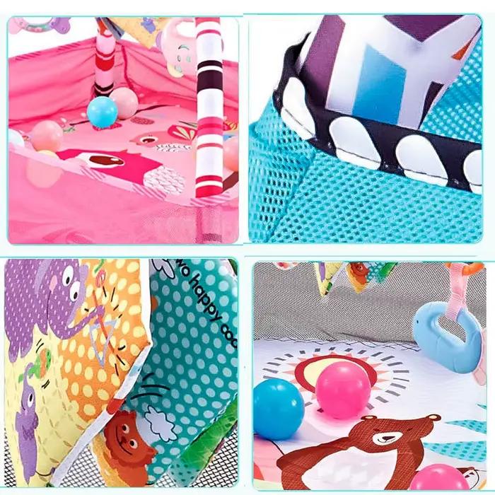 Tapis de jeu bébé gym activité - Cadre fitness nourrisson avec couverture rampante cadeau enfant