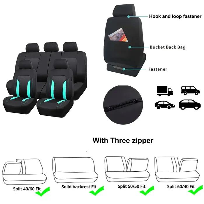 AUTO PLUS Housse de siège de Voiture en maille universelle