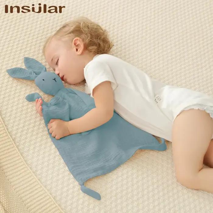 Mousseline bébé confort serviette coton couette couverture douce nouveau-né dormir poupées enfants m