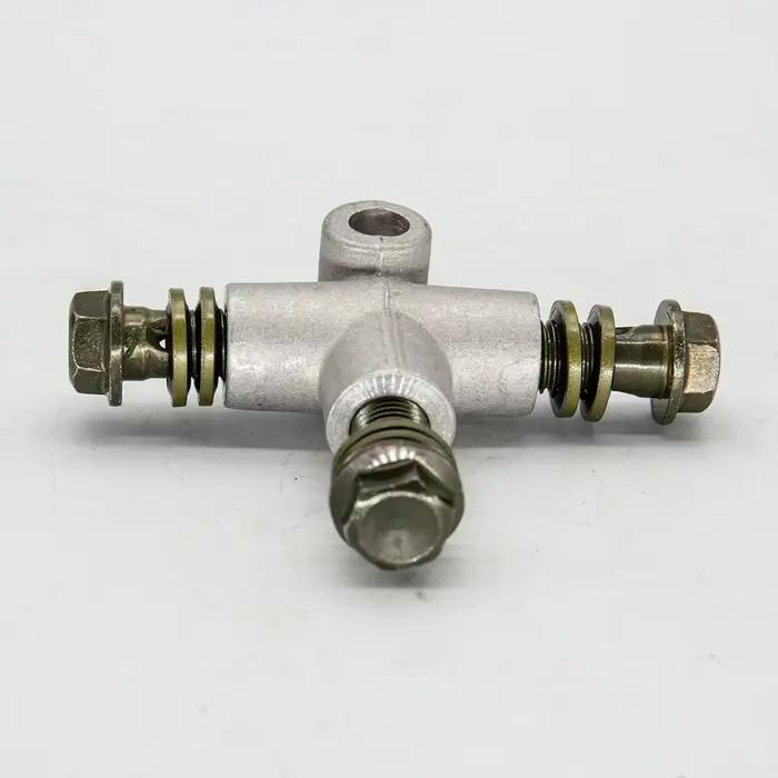 Connecteur de raccord de tuyau de frein hydraulique, adaptateur en T à 3 voies pour ATV Kart M10 X 1