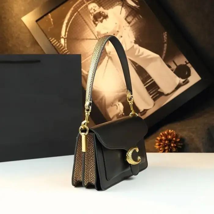 Sac à langer de luxe carré pour femme, grande capacité, sac fourre-tout élégant en cuir, sac à bando