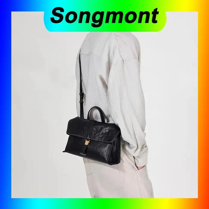 Songmont – petit sac à bandoulière de voyage en cuir de vache tanné végétal, sac à bandoulière