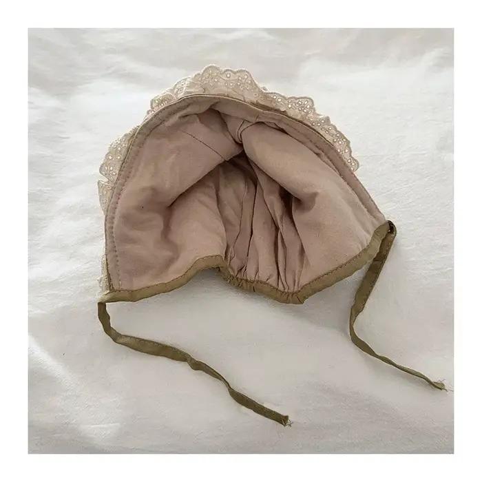 MILANCEL nouveau hiver enfants chapeau mignon épissage Floral dentelle enfants Protection des oreill