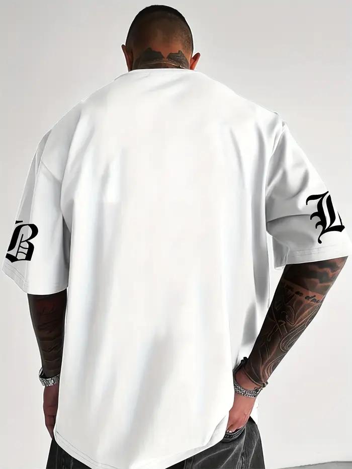 Le nouveau T-shirt pour hommes pour l'été 2025, est un décontracté, à la mode, sportif, respirant, d