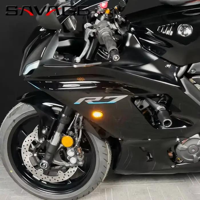 Invisible YZF R7 Clignotant De Moto LED Clignotants Lumière Pour YAMAHA YZF R6 R7 R1 R1M Clignotant