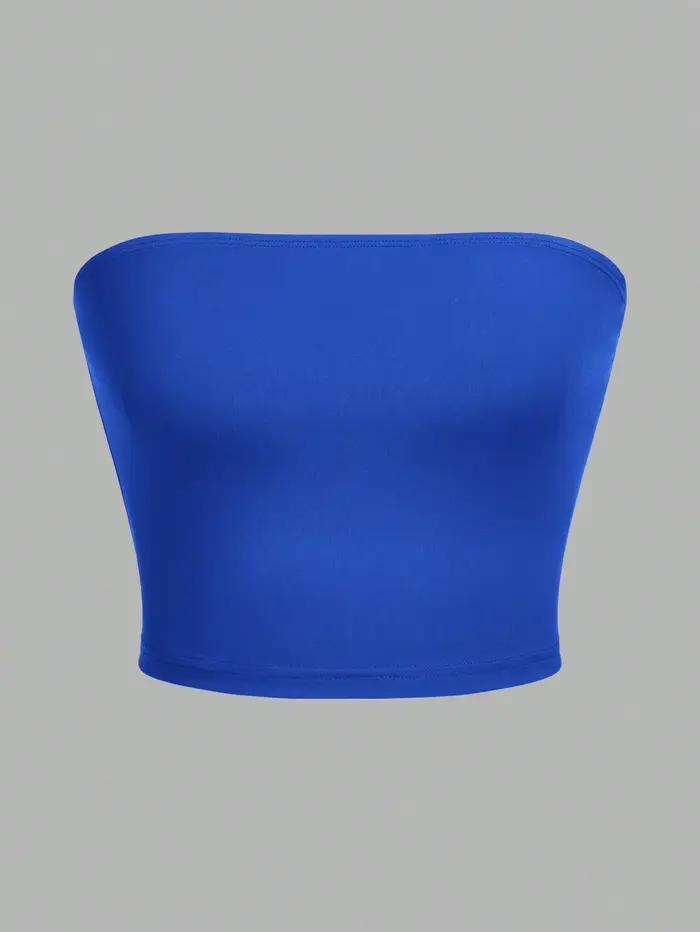 3 gilet sans bretelles pour femmes, haut court sans manches, bouche plate, nombril enveloppé sur la