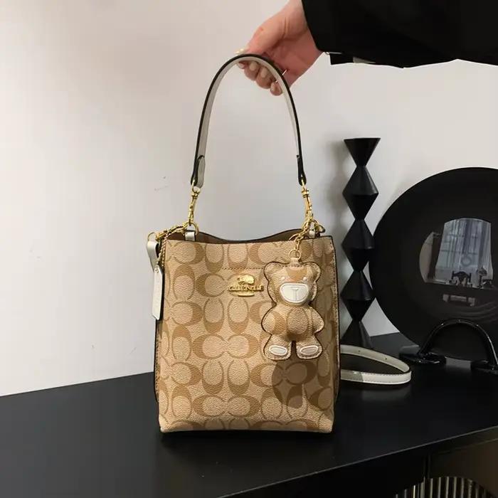 Sac à langer unique rétro vintage pour femme, sac bandoulière de luxe de marque célèbre