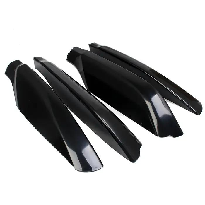 4 pièces/ensemble galerie de toit Rail fin couverture coque remplacer pour Toyota Land Cruiser Prado