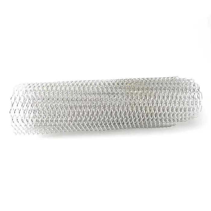 Grille de pare-chocs de voiture de course en aluminium, 100x33cm, filet de ventilation, noir, argent