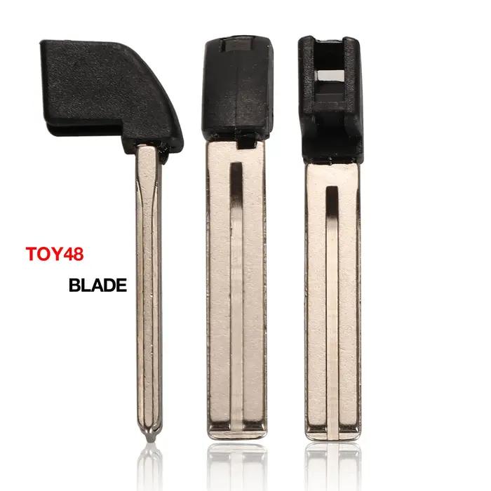 Jingyuqin – clé télécommande intelligente, Insert vierge pour Toyota Highlander Land Cruiser RAV4, c