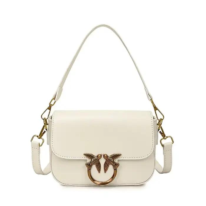 Sacs à couches élégants de marque de luxe pour femmes, sac bandoulière vintage simple, sac de banlie