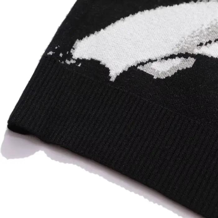 Femmes Hip Hop Streetwear Harajuku pull Vintage Style japonais Anime fille tricoté 2023 coton pull c