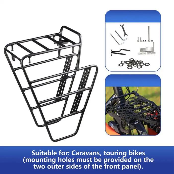 Porte-bagages avant pour vélo support de panier de pique-nique équipement de cyclisme sur route rangement pour garage scooter électrique occaions spéciales
