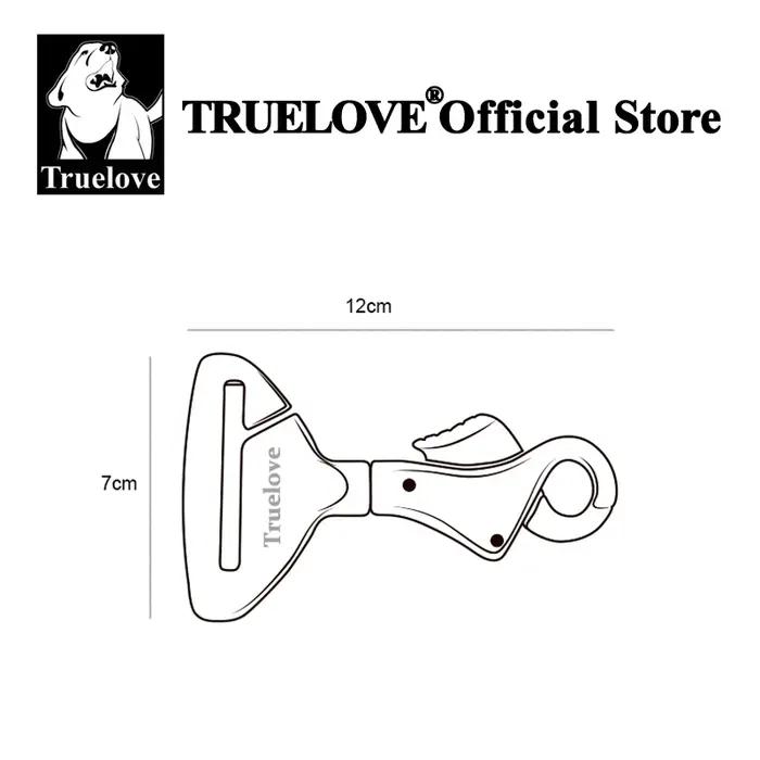 Truelove ceinture de sécurité de voiture boucle de sécurité collier ou harnais léger en alliage d'al