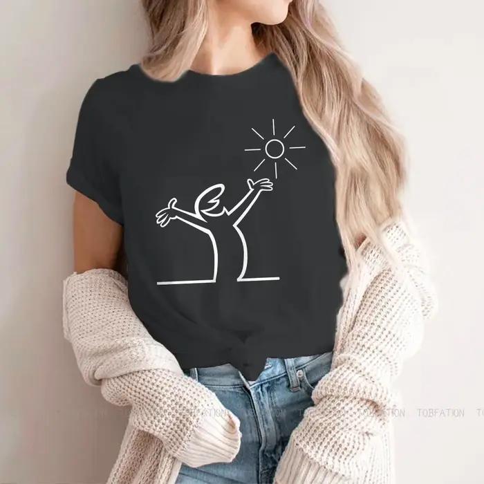 La Linea – t-shirt pour filles, estival et surdimensionné, Kawaii, 5XL