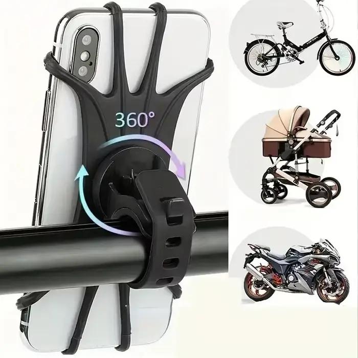 Support de téléphone portable pour vélo et moto universel pour iPhone Samsung Xiaomi conduite en extérieur