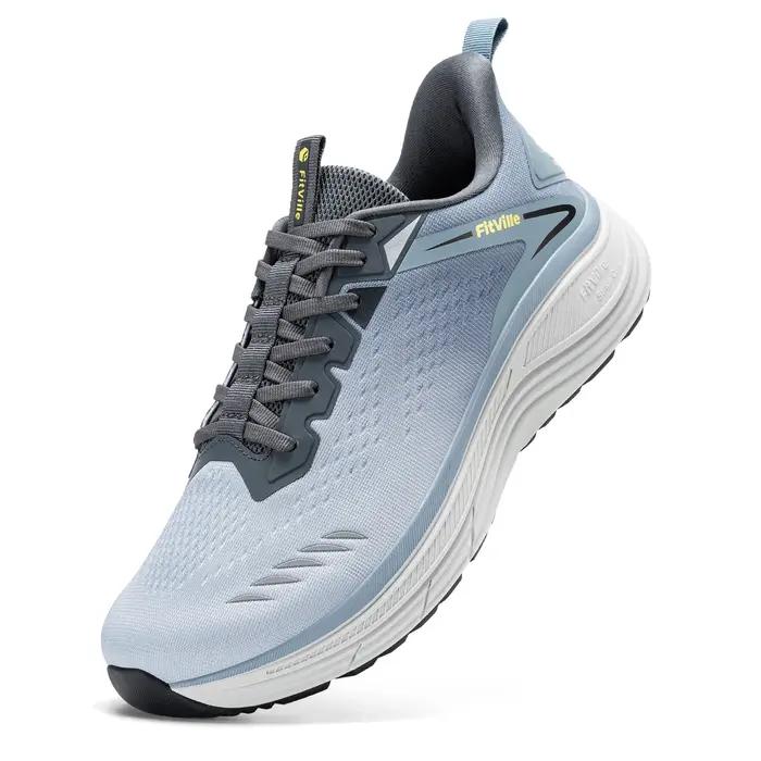Fittington chaussures de marche pour hommes pour chaussures de course larges et rembourrées chaussur