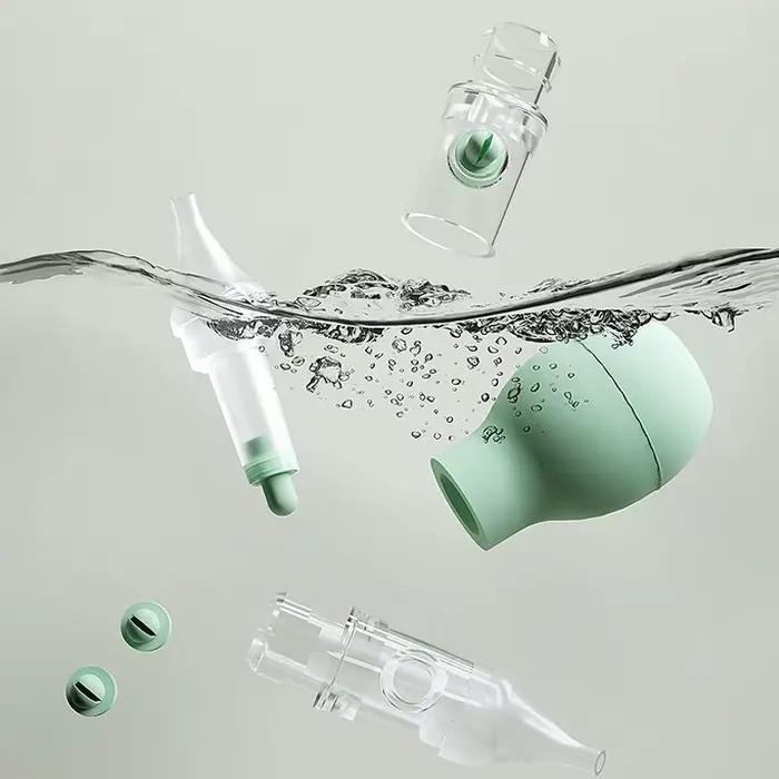 Aspirateur Nasal doux pour bébé, Anti-dos, ventouse nasale pour nouveau-né, nettoyeur de nez en Sili