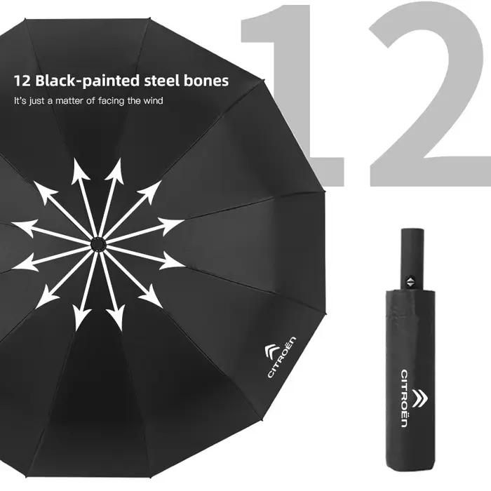 Badge de Voiture Parapluie Pare-Soleil Compatible Citroën C8 DS3 C6 C3 VTS C4 Saxo C4L C5 C2 C1 Xsara C3XR Picasso SEGA Protection UV Météo Occasions Spéciales