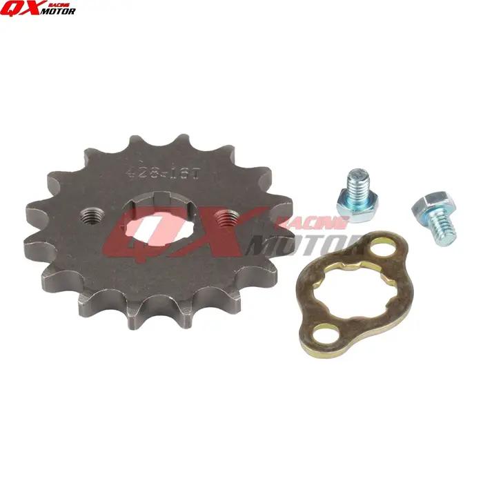 428 chaîne 20mm 10 11 12 13 14 15 16 17 18 19 dents pignons de moteur avant pour 50 110 125 160cc Di