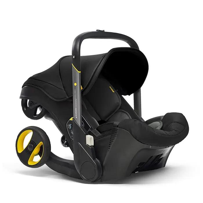 Poussette 3-en-1 pour nouveau-nés : système de voyage, siège auto et poussette haute, légère et polyvalente