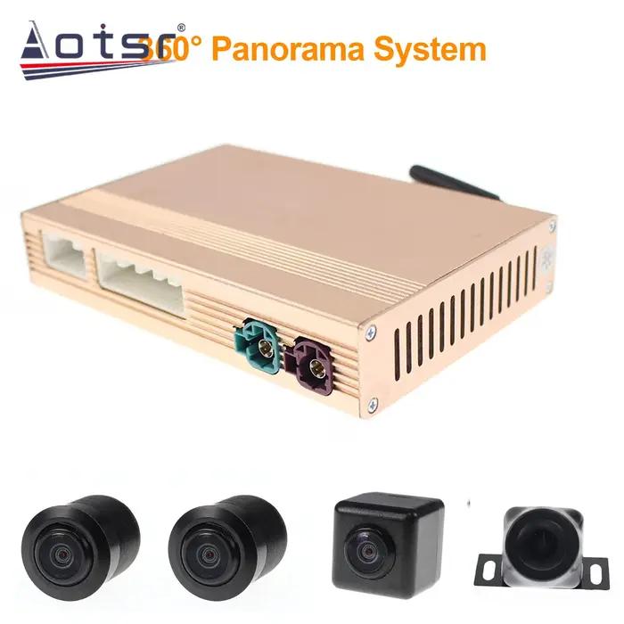Caméra de sécurité 360 degree pour voiture avec vue panoramique stéréo 1080P HD avant arrière gauche droite accessoires pour voiture android radio multimédia 720P 1080P