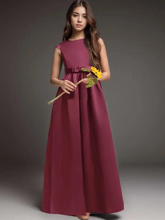 Robe à fleurs pour filles, pour fête de mariage, dos nu, décontractée, formelle, vêtements pour enfa