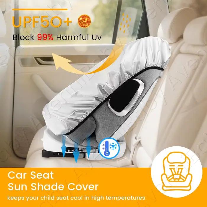 Housse pare-soleil pour siège de voiture de bébé, protection thermique pour siège de voiture pour bé