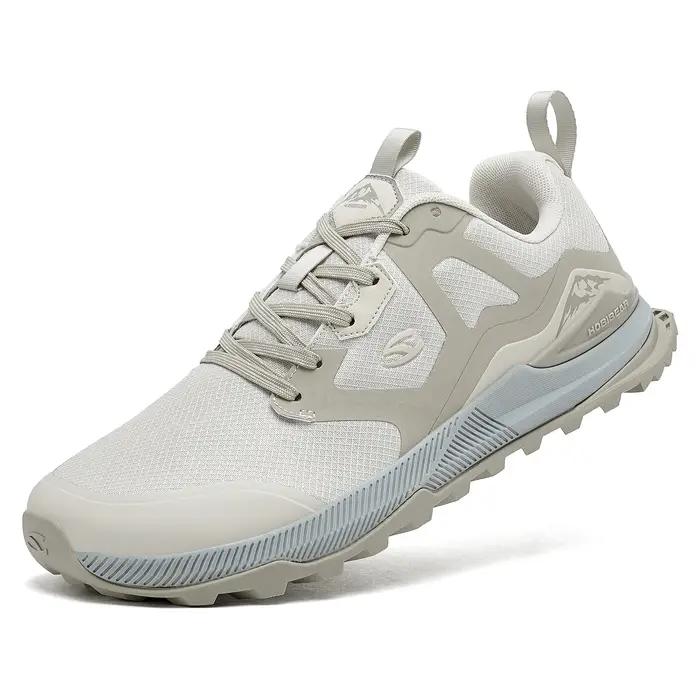 HOBIBEAR unisexe chaussures de randonnée femmes hommes Trail course en plein air baskets en cuir art