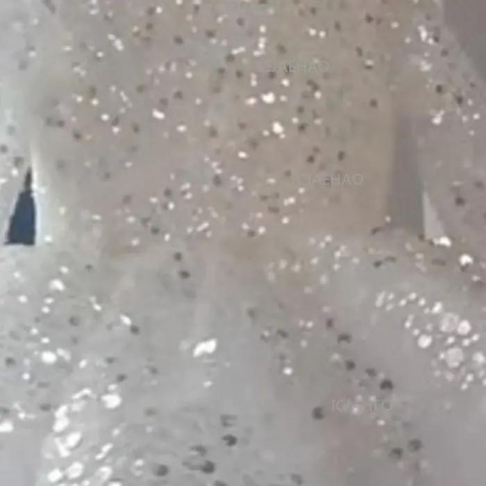 Robe de princesse blanche à sequins pour enfants, tenue de cérémonie pour filles, robe de demoiselle