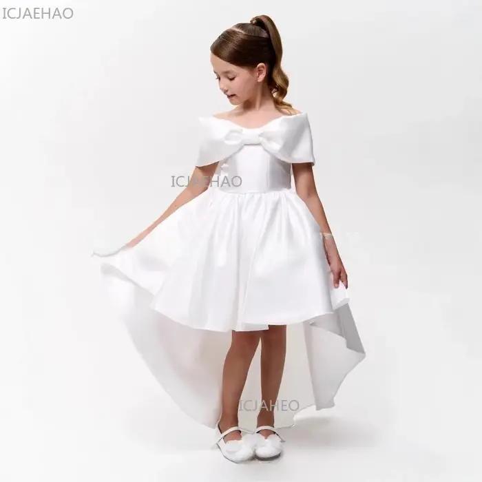 Robe de princesse à épaules dénudées pour filles, idéale pour les fêtes d'anniversaire, les demoisel