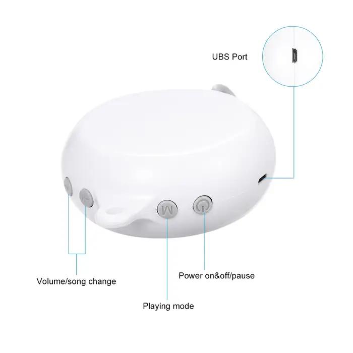 Boîte à musique télécommandée pour enfants 35 chansons USB cloches berceuse jouet musical nuit douces lumières occaions spéciales routine coucher
