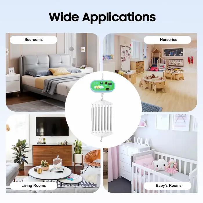 Contrôleur de balançoire pour bébé, moteur de balançoire suspendu pour bébé, minuterie électrique, b