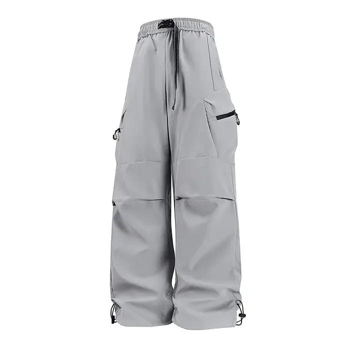 Printemps automne pantalon décontracté mode ample confortable respirant plusieurs poches Cargo panta
