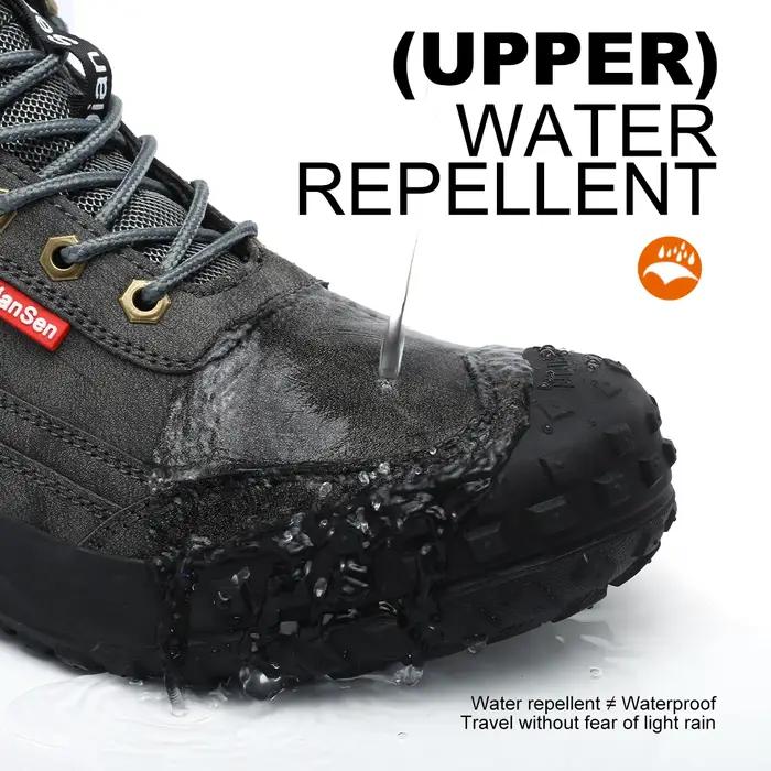 Chaussures de sécurité pour hommes Dian Sen à embout d'acier avec semelles anti-écrasement, anti-per