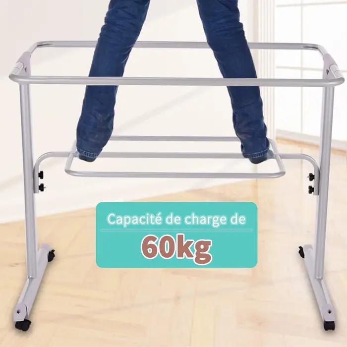 Lit Bébé, Berceau Cododo avec Matelas, Lit d'Appoint pour Bébé, Hauteur Réglable, Inclinable, Compat