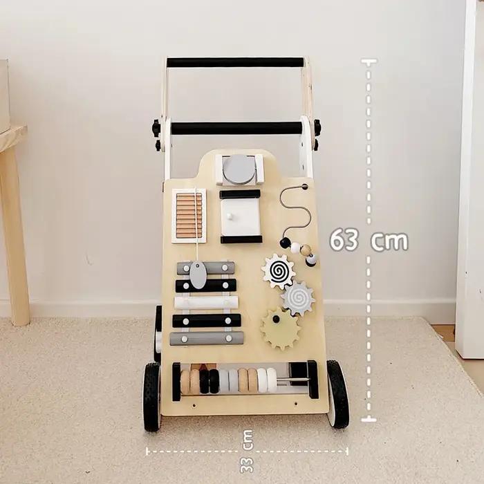 Marche-bébé, poussette, marche-bébé anti-jambes en O, marche-bébé anti-basculement, les jouets en bo