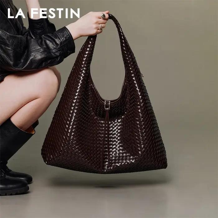 LA FESTIN Original tissé sac fourre-tout pour femmes nouveaux sacs féminins mode sac à bandoulière g