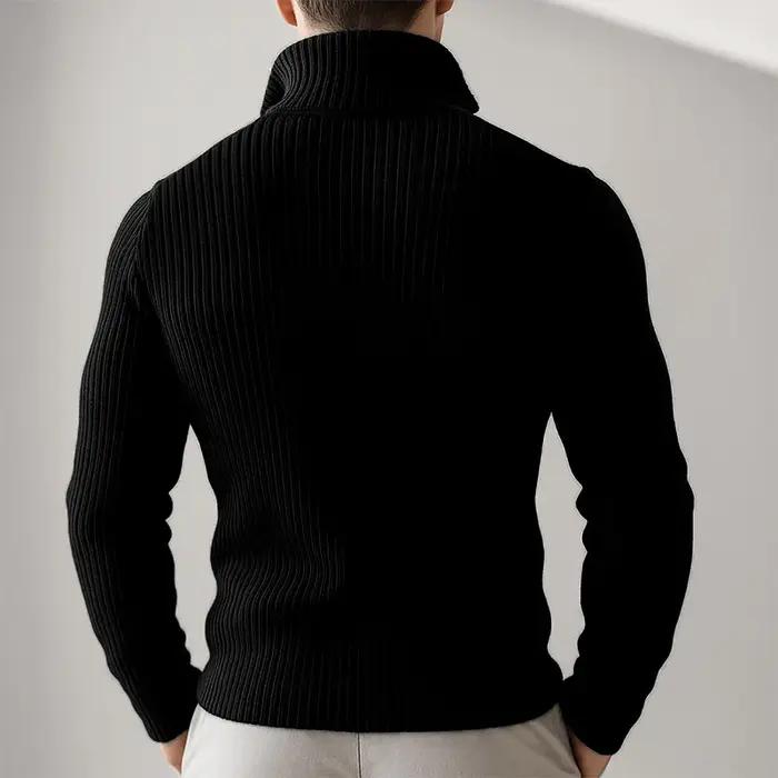 Les nouvelles vestes à fermeture éclair d'automne et d'hiver pour hommes, cardigans amples et décont