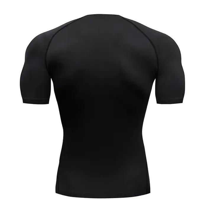 Chemise de Compression imprimée araignée pour hommes, T-Shirt à séchage rapide, maillot de course de