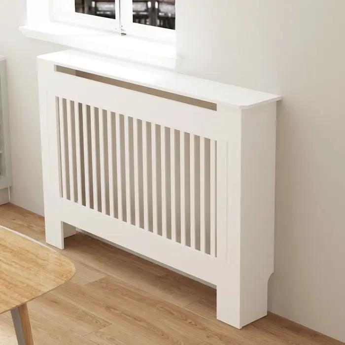 Couverture de calandre blanche pour armoire murale en bois, style moderne, tailles S/M/L/XL