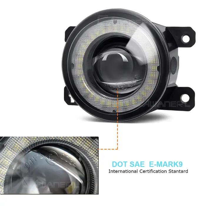 2X30W voiture LED antibrouillard ange oeil DRL brouillard diurne H11 pour Fiat Punto Evo 2010 2011 2