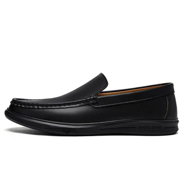 Grandes tailles 48 49 50 hommes chaussures en cuir à enfiler bureau chaussures habillées décontracté